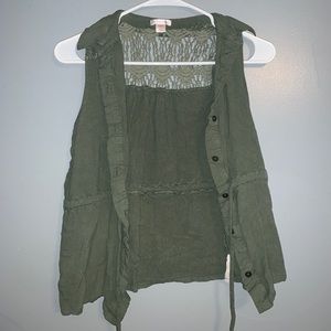 Target Army Green Vest